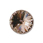 swarovski rivoli 14 mm - light peach foiled
