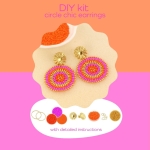 DIY kit circle chic - pink orange