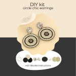 DIY kit circle chic - black zilver