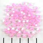 preciosa bicone 4 mm - pink sapphire ab mat