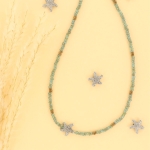 DIY package - necklace seed beads with spacers