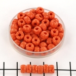 Matubo seed bead 2/0 (6 mm) - ionic orange/dark red