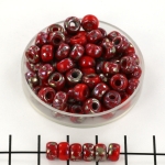 Matubo seed bead 2/0 (6 mm) - opaque red Rembrandt