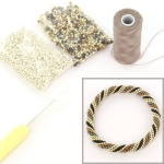 DIY kit armband haken met 11/0 - full winter