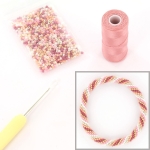 DIY kit armband haken met 11/0 - unicorn