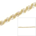 DIY pakket armband rijgen - facet en rocailles