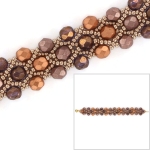 DIY pakket armband rijgen - facet en rocailles