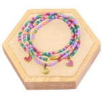 DIY package - heart charms bracelets