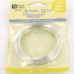 artistic wire 12 gauge - silver plated tarnish resistant silver