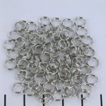 splitring - zilver 6 mm
