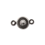 ball and socket clasp - silver 7 mm