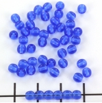 basiskraal rond 4 mm - donkerblauw