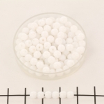 Basic bead round 4 mm - white