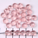 basiskraal rond 8 mm - lichtroze rosaline