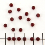 Basic bead round 4 mm - dark red