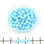 Basic bead round 4 mm - turquoise
