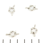 boeislotje - stainless steel zilver 10 mm