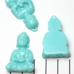 meditation buddha sitting - lichtblauw