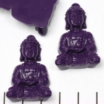 meditation buddha sitting - purple