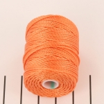 c-lon bead cord tex 400 0.9 mm - tangerine