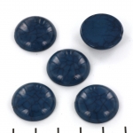 cabochon crackle effect 20mm - blue