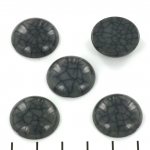 cabochon crackle effect 20mm - grey