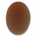 Lunasoft cabochon ovaal 25 mm - copper