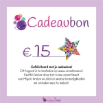 digitale cadeaubon - 15 euro 