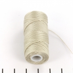 c-lon fine weight bead cord 0.4 mm - beige