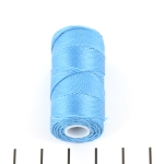c-lon fine weight bead cord 0.4 mm - caribbean blue