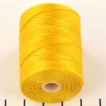 c-lon fine weight bead cord 0.4 mm - golden yellow
