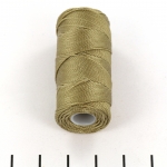 c-lon fine weight bead cord 0.4 mm - khaki