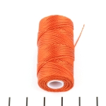 c-lon fine weight bead cord 0.4 mm - orange