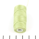 c-lon fine weight bead cord 0.4 mm - peridot