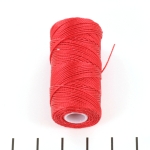 c-lon fine weight bead cord 0.4 mm - shanghai red
