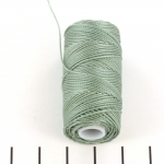 c-lon fine weight bead cord 0.4 mm - celadon
