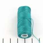 c-lon fine weight bead cord 0.4 mm - teal