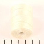 c-lon fine weight bead cord 0.4 mm - white