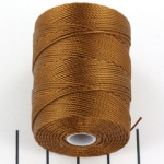c-lon bead cord 0.5 mm - chestnut
