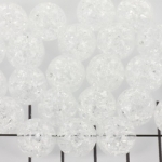 kunststof gebarsten crackle 12 mm - transparant