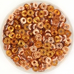 O bead 1x4 mm - topaz capri gold