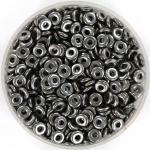 O bead 1x4 mm - jet full chrome