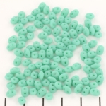 superduo 2.5 x 5 mm - turquoise green mat