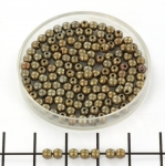 basic bead round 3 mm - zinc iris
