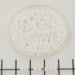 basic bead round 3 mm - chalk white