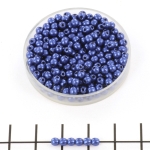 basic bead round 3 mm - saturated metallic ultra violet