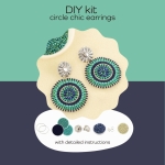DIY kit circle chic - Emarald blue