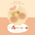 DIY kit circle chic - salmon gold