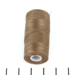 c-lon micro bead cord 0.3 mm - sepia