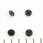 ball and socket clasp - black 10 mm